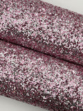 Pink & Silver Multi-Color Chunky Glitter & Sequins