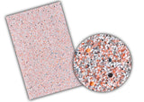 Orange Multi-Color Crude Chunky Glitter & Sequins