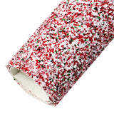 Red Pink Green Watermelon Multi-Color Crude Chunky Glitter