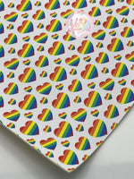 Rainbow Pride Hearts LGBTQ