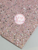 Light Pink Chunky Glitter & Sequins