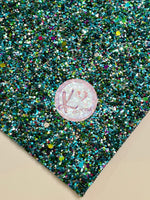 Blue/Turquoise Multi-Color Chunky Glitter & Sequins