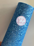 Bright Blue Chunky Glitter