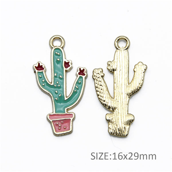 Alloy Cactus Charm