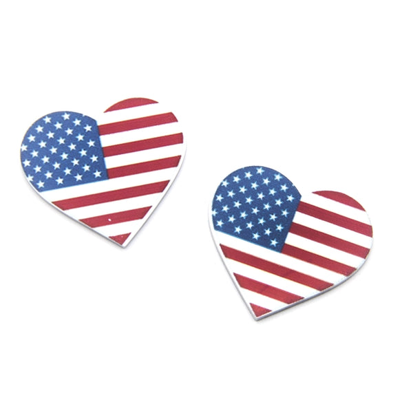 Patriotic Heart Resin