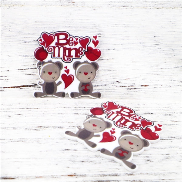 Be Mine Valentine Bears Resin