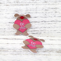 Be Mine Dog Resin