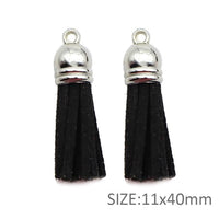 Tassel Accessories with Silver Tops