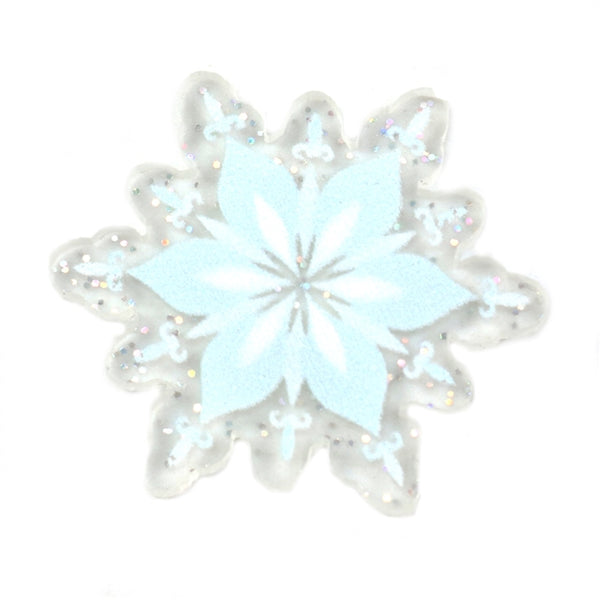 Blue Snowflake Resin