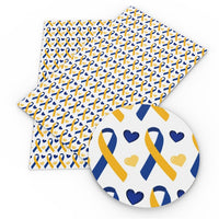 Blue & Yellow Ribbon Down Syndrome