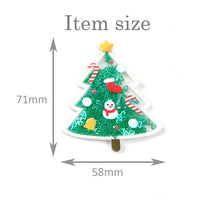 Christmas Tree Acrylic Shaker Resin