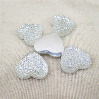 Clear Heart Embellishments