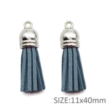 Tassel Accessories with Silver Tops