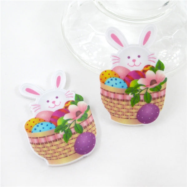 Easter Bunny Basket Resin