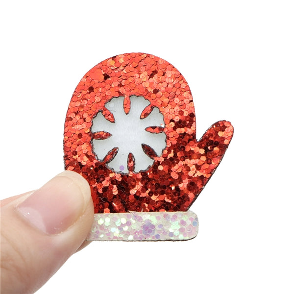 Glitter Mitten Embellishment