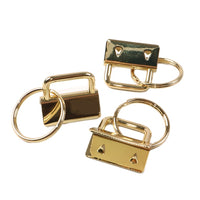 1" Gold Key Fob Tail Clip Hardware