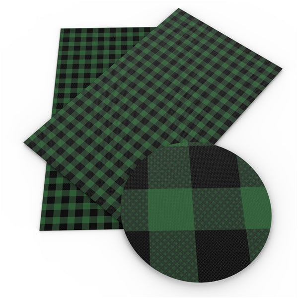 Green & Black Buffalo Plaid