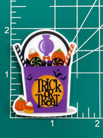 Trick or Treat Bag of Candy Resin