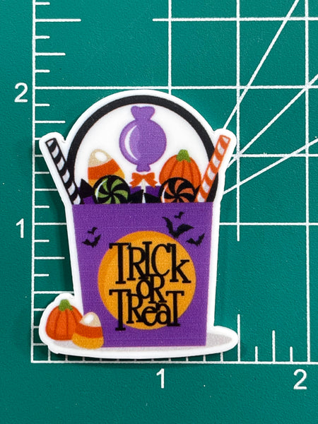 Trick or Treat Bag of Candy Resin