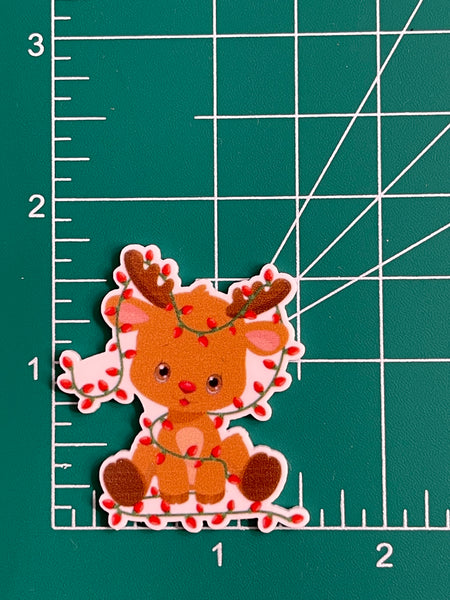 Santa's Little Helper Reindeer Resin