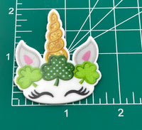 St. Patrick's Unicorn Resin