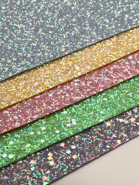 Chunky Glitter with Big & Small Sequins ~ Multiple Colors Available