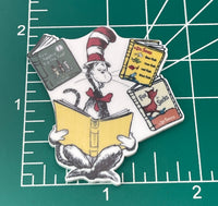 Dr. Seuss Reading Books Resin