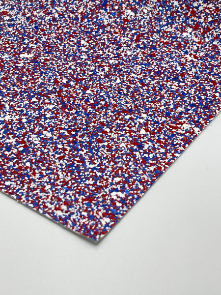 Red White Blue Patriotic Multi-Color Crude Chunky Glitter & Sequins