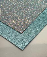 Blue Chunky Glitter/Blue Fine Glitter Double Sided