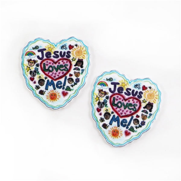 Jesus Loves Me Resin