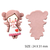 Little Girls with Curls Resins