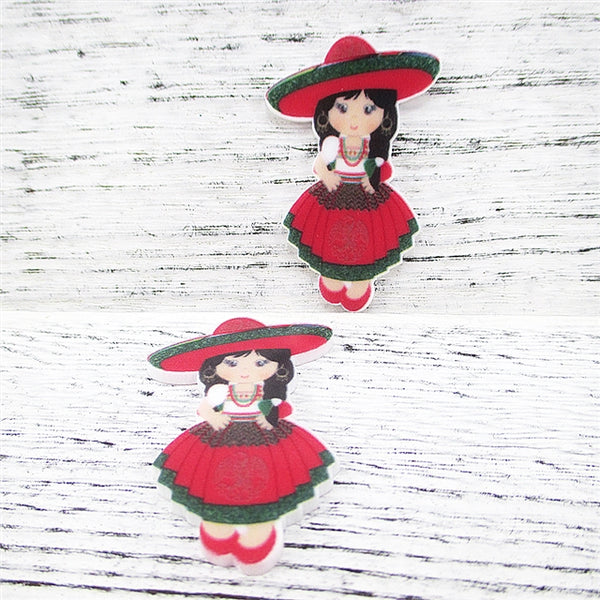 Mexican Girl Resin