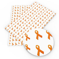 Orange Kidney/Leukemia Cancer Ribbon