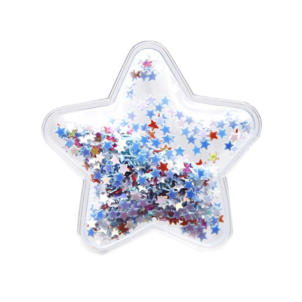 Star with Patriotic Sequins Shaker/Resin