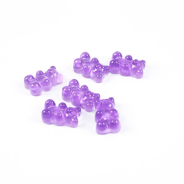 Purple Gummy Bear Resins