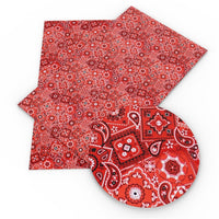 Red Bandana Print