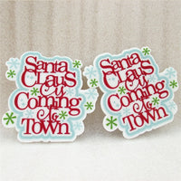 Santa Claus is Coming to Town Resin