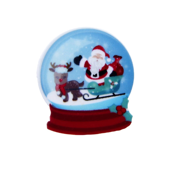 Santa Snowglobe Resin