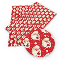 Santa Claus Christmas Faux Leather