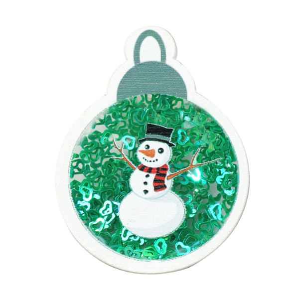 Snowman Shaker Ornament Embellishments