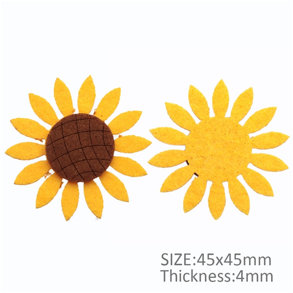 Sunflower Felt Embellishment