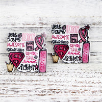 Breast Cancer Survivor  **Resin under "Embellishments"**