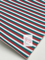 Christmas Stripes ~ Red, White & Green