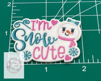 I'm Snow Cute Snowgirl Resin