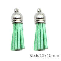 Tassel Accessories with Silver Tops