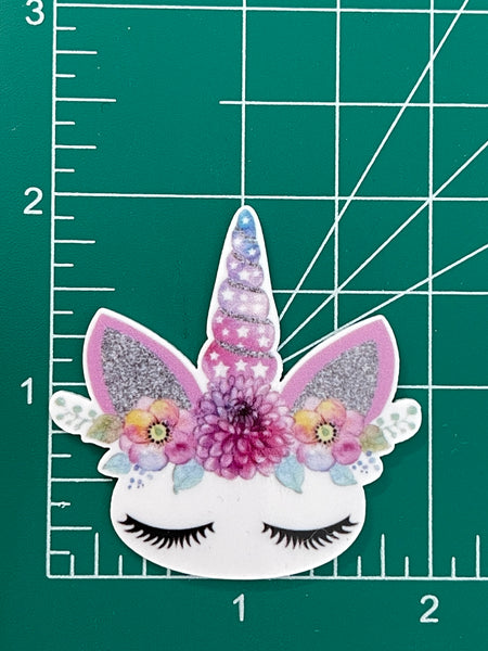 Floral Unicorn Resin