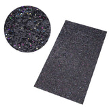 Black Multi-Color Chunky Glitter