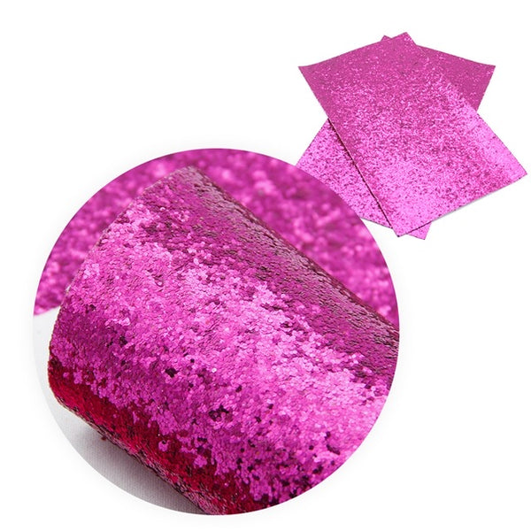 Fuchsia Pink Chunky Glitter