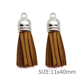 Tassel Accessories with Silver Tops