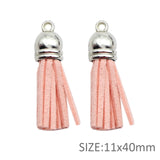 Tassel Accessories with Silver Tops